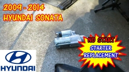 2009-2014 Hyundai Sonata Starter Replacement