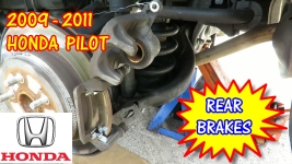 2009-2011 Honda Pilot Rear Brake Pads Replacement