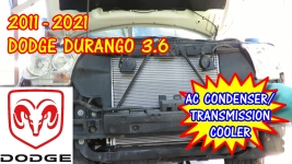 2011-2021 Dodge Durango AC Condenser Replacement Transmission Cooler Replacement