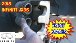 2013 Infiniti JX35 Front Brake Pads Replacement