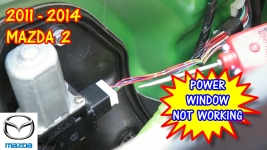 2011-2014 Mazda 2 Left Front Power Window Not Working