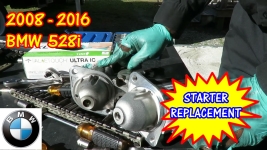 2008-2016 BMW 528i Starter Replacement