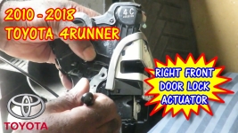 2010-2018 Toyota 4Runner Right Front Door Lock Actuator Replacement