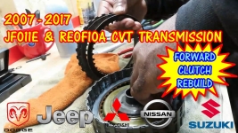 JF011E - RE0F10A CVT Transmission Rebuild Part 6 - Forward Clutch Rebuild