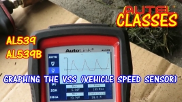 Graphing Or Testing The Vehicle Speed Sensor Using The Autel AL539 Or AL539B
