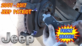 2007-2017 Jeep Patriot Front Brake Pads Replacement