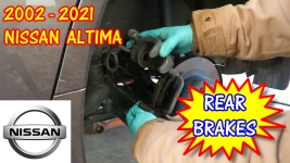 2002-2021 Nissan Altima Rear Brake Pads Replacement