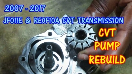JF011E - RE0F10A CVT Transmission Rebuild Part 5 - Oil Pump Rebuild
