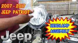 2007-2017 Jeep Patriot  Headlamp Assembly Replacement Without Bumper Or Grill Removal