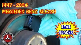 1997-2004 Mercedes Benz SLK230 Rear Brake Pads Replacement