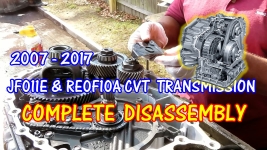 JF011E - RE0F10A CVT Transmission Rebuild - Disassembly - Part 1